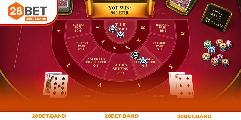 Bí kíp chơi Baccarat 28BET thắng đều