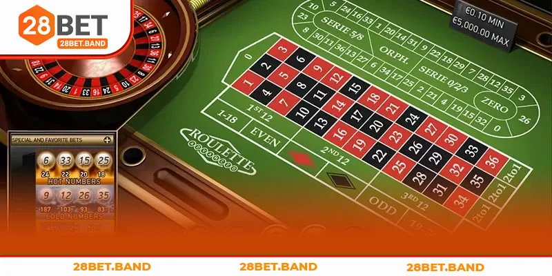 Ưu điểm rất lớn khi chơi Roulette 28BET
