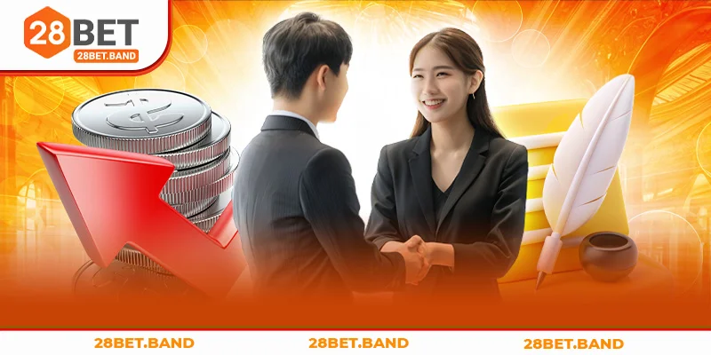 Làm đại lý 28BET nhận mức hoa hồng khủng